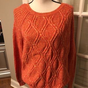 Woven sweater